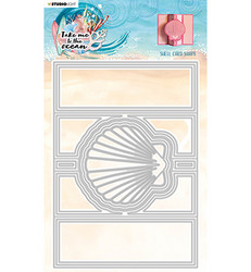 Studio Light Essentials Take Me To The Ocean stanssi Shell Card Shape