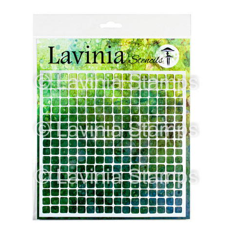 Lavinia Stamps sapluuna Lattice, 20 x 20 cm - Käsitellen