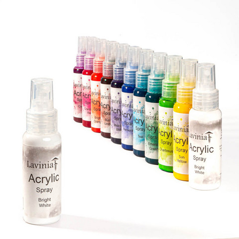 Lavinia Acrylic Spray -suihke, sävy Bright White