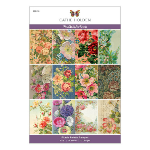 Spellbinder Cathe Holden paperipakkaus Florals Palette Sampler