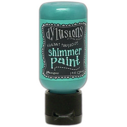 Dylusions Shimmer Paint -akryylimaali, sävy Vibrant Turquoise