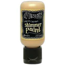 Dylusions Shimmer Paint -akryylimaali, sävy Vanilla Custard