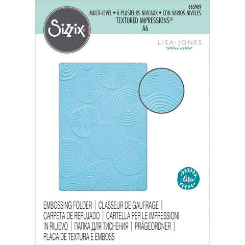 Sizzix Multi-Level kohokuviointikansio Abstract Rounds