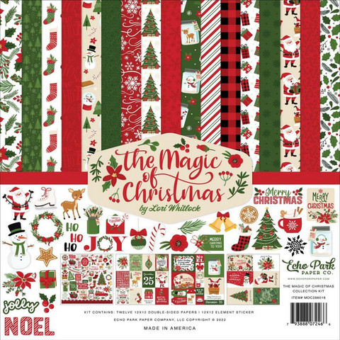 Echo Park The Magic Of Christmas -paperipakkaus, 12