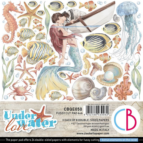 Ciao Bella paperipakkaus Underwater Love Fuzzy Cut, 6
