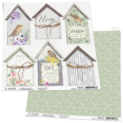 Ciao Bella Sparrow Hill -skräppipaperi House Cards