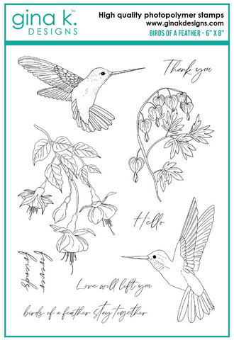 Gina K. Designs leimasin Birds of a Feather