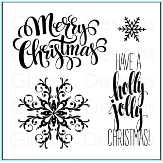Gina K. Designs leimasin Holly Jolly