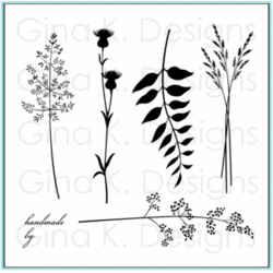 Gina K. Designs leimasin Handmade Botanicals