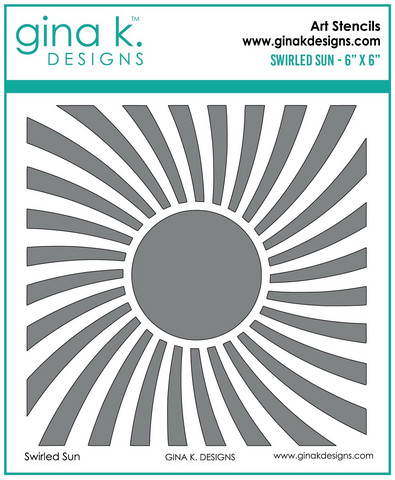 Gina K. Designs sapluuna Swirled Sun
