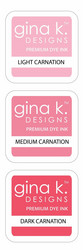 Gina K. Designs Premium Dye Ink -mustetyynyt, Carnation