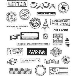 Stampers Anonymous, Tim Holtz leimasinsetti Holiday Postmarks