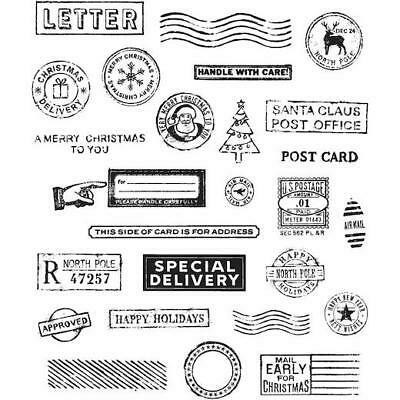 Stampers Anonymous, Tim Holtz leimasinsetti Holiday Postmarks