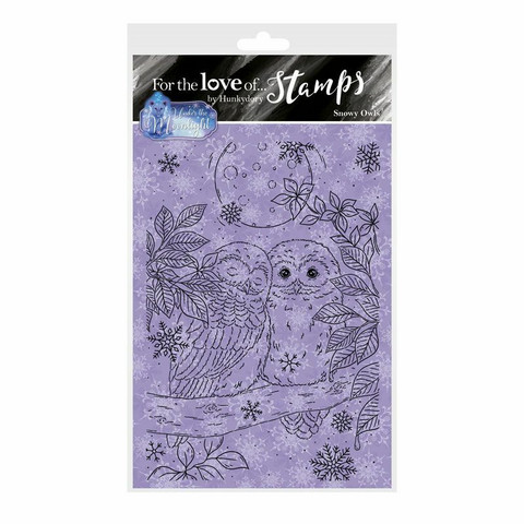 Hunkydory leimasinsetti Under the Moonlight, Snowy Owls