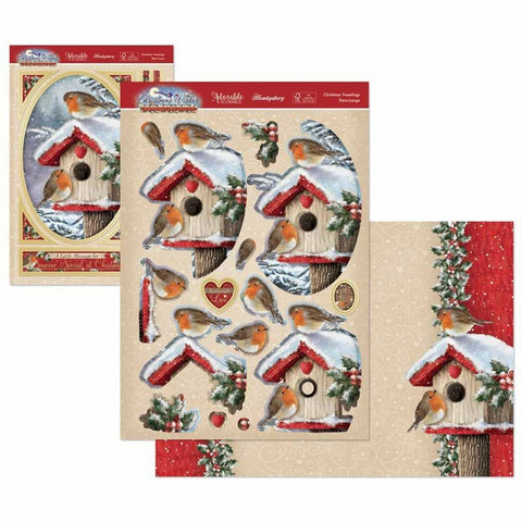 Hunkydory Christmas Wishes Luxury Topper -pakkaus, Christmas Tweetings