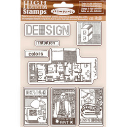Stamperia leimasinsetti Bauhaus, Design
