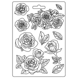 Stamperia Soft Mould -muotti Desire, Roses, A5