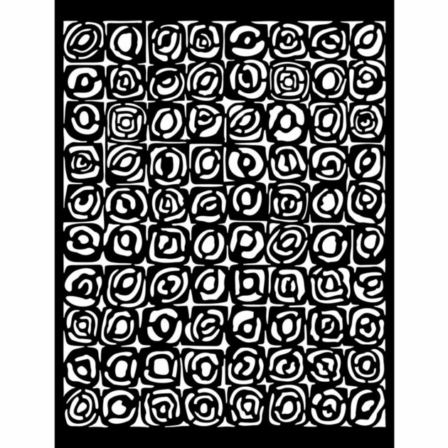 Stamperia sapluuna Bauhaus, Pattern, 20 x 25 cm - Käsitellen