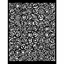 Stamperia sapluuna Bauhaus, Pattern, 20 x 25 cm