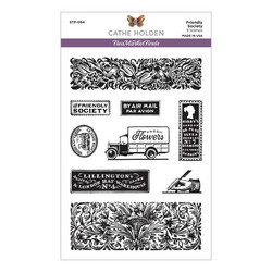 Spellbinders Cathe Holden leimasin Friendly Society