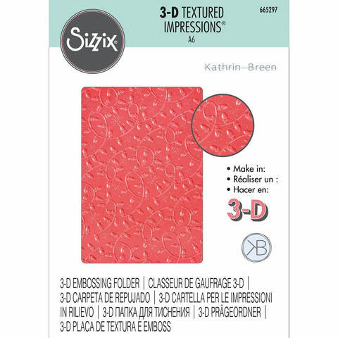 Sizzix 3D Textured Impressions kohokuviointikansio Holiday Sparkle