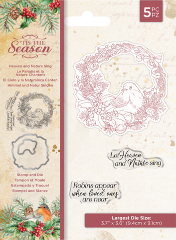 Crafter's Companion Tis the Season leimasin- ja stanssi Heaven and Nature Sing