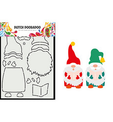 Dutch Doobadoo Card Art Built Up Caroling Gnome -sapluuna