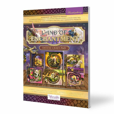 Hunkydory Deluxe Craft Pad -pakkaus Land of Enchantment
