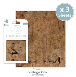 Craft Consortium Vintage Oak -decoupage paperi