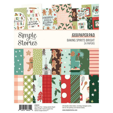 Simple Stories Baking Spirits Bright -paperipakkaus, 6