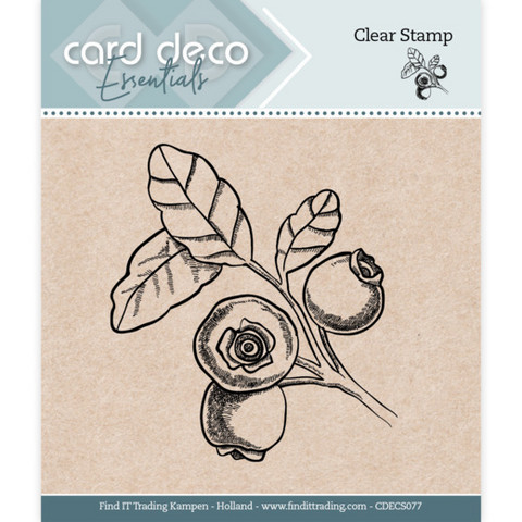 Card Deco leimasin Berries