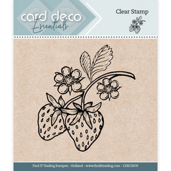 Card Deco leimasin Strawberry