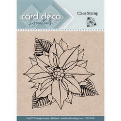 Card Deco leimasin Christmas Flower