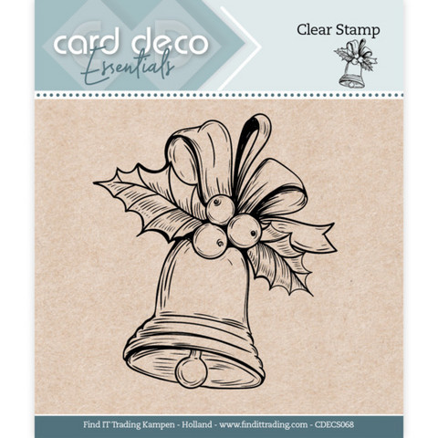Card Deco leimasin Christmas Bell