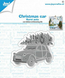 Joy! crafts Christmas Car -stanssi