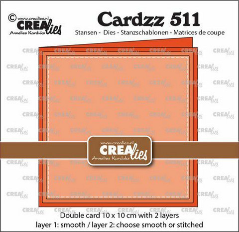 Crealies stanssi Cardzz Double Card 10 x 10 cm
