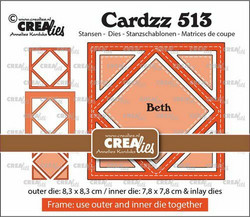 Crealies stanssi Cardzz Frame & Inlay Beth Diamond