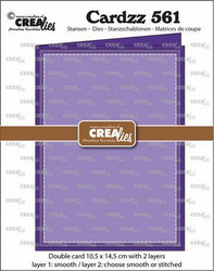 Crealies stanssi Cardzz Double Card 10.5x14.5 cm