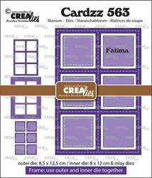 Crealies stanssi Cardzz Frame & Inlay Fatima 6x Square