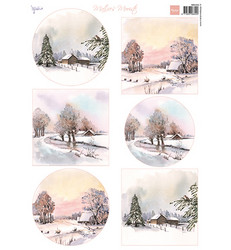 Marianne Design korttikuvat Winter Landscape