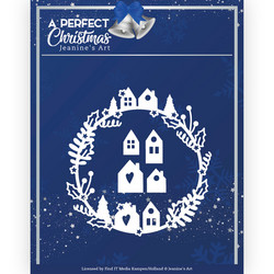 Jeanines Art A Perfect Christmas stanssi Christmas Houses