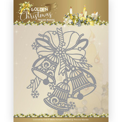 Precious Marieke Golden Christmas stanssi Christmas Bell Ornament
