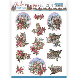 Yvonne Creations Christmas Miracle 3D-kuvat Owl