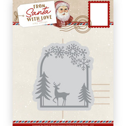 Amy Design From Santa With Love stanssi Reindeer Scene