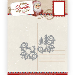 Amy Design From Santa With Love stanssi Reindeer Corners