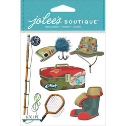 Jolee's Boutique 3D-tarrat Fishing