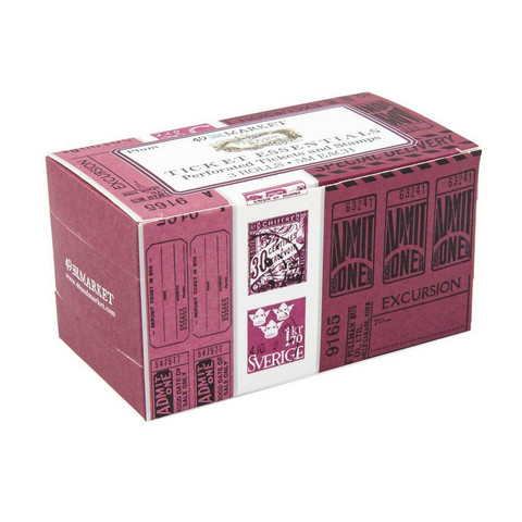 49 And Market Vintage Bits Ticket Essentials -leikekuvat Plum