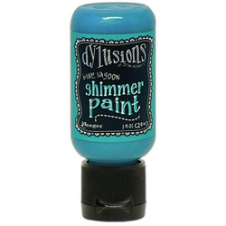 Dylusions Shimmer Paint -akryylimaali, sävy Blue Lagoon