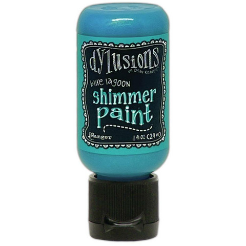 Dylusions Shimmer Paint -akryylimaali, sävy Blue Lagoon