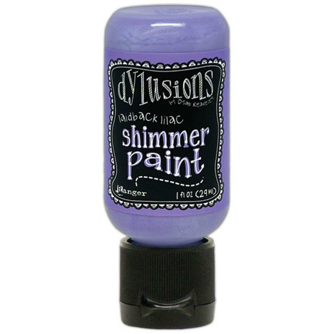 Dylusions Shimmer Paint -akryylimaali, sävy Laidback Lilac